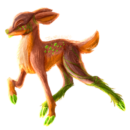 A little plant-gem-fawn I created!