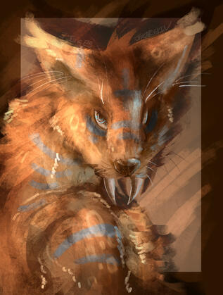 Random creature painting